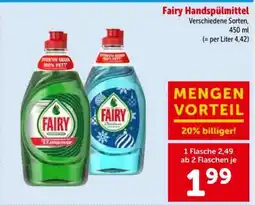 Interspar Fairy Handspülmittel Angebot
