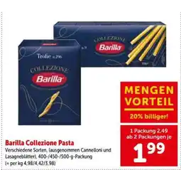 Interspar Barilla Collezione Pasta Angebot