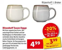 Interspar Ritzenhoff Tassen Hygge Angebot