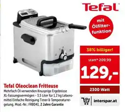 Interspar Tefal Oleoclean Fritteuse Angebot