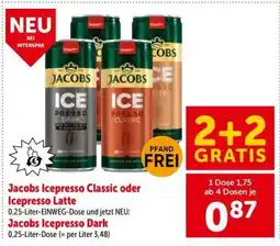Interspar Jacobs Icepresso Classic oder Icepresso Latte Angebot
