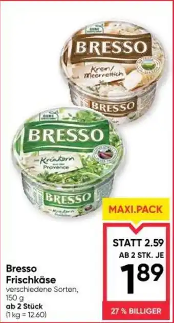 Maximarkt Bresso Frischkäse Angebot