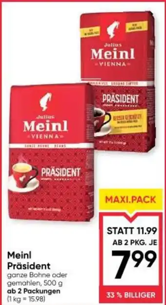 Maximarkt Meinl präsident Angebot