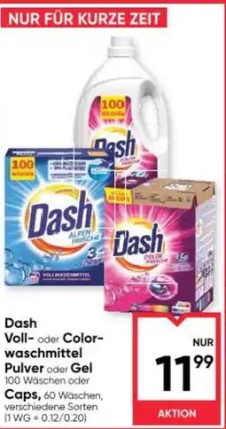 Maximarkt Dash Voll- oder Color- waschmittel Pulver oder Gel Angebot