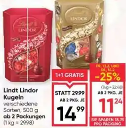 Maximarkt Lindt Lindor Kugeln Angebot