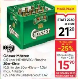 Maximarkt Gösser Märzen Angebot