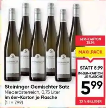 Maximarkt Steininger Gemischter Satz Angebot