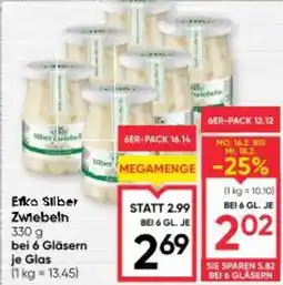 Maximarkt Efko Silber Zwiebeln Angebot
