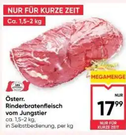 Maximarkt Rinderbratenfleisch vom Jungstier Angebot