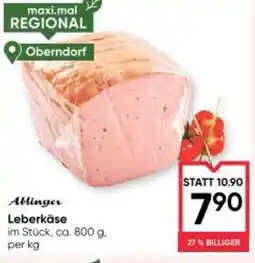 Maximarkt Leberkäse Angebot