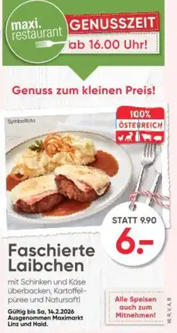 Maximarkt Faschierte Laibchen Angebot