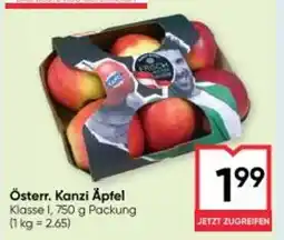 Maximarkt Österr. Kanzi Äpfel Angebot