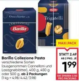Maximarkt Barilla Collezione Pasta Angebot