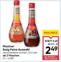Maximarkt Mautner Essig Feine Auswahl Angebot