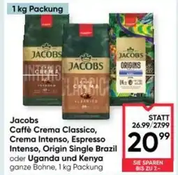 Maximarkt Caffè Crema Classico, Crema Intenso, Espresso Intenso, Origin Single Brazil oder Uganda und Kenya Angebot