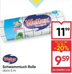 Maximarkt Schwammtuch Rolle Angebot