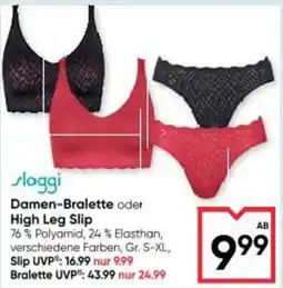 Maximarkt Damen-Bralette oder High Leg Slip Angebot