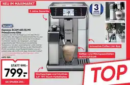 Maximarkt Espresso ecam 650.55.ms primadonna elite Angebot