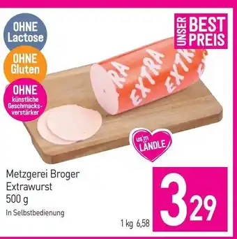 Sutterlüty Metzgerei Broger Extrawurst Angebot
