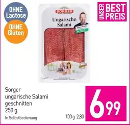 Sutterlüty Sorger ungarische Salami geschnitten Angebot