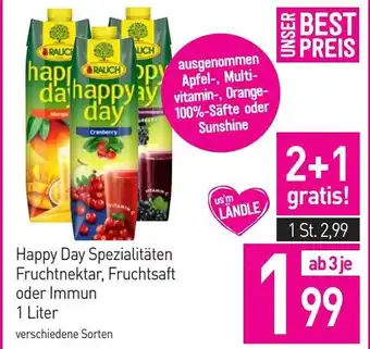 Happy Day Spezialitäten Fruchtnektar, Fruchtsaft oder Immun
