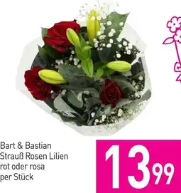 Sutterlüty Bart & Bastian Strauß Rosen Lilien rot oder rosa Angebot