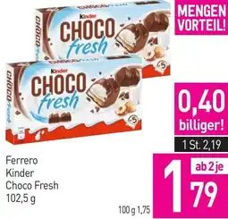 Sutterlüty Ferrero Kinder Choco Fresh Angebot