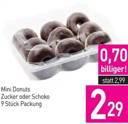 Sutterlüty Mini Donuts Zucker oder Schoko Angebot