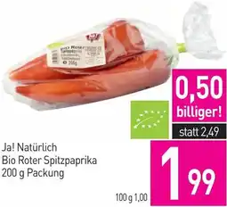 Sutterlüty Ja! Natürlich Bio Roter Spitzpaprika Angebot