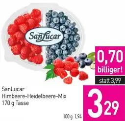 Sutterlüty SanLucar Himbeere-Heidelbeere-Mix Angebot