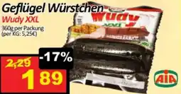Wurstico Geflügel würstchen wudy xxl Angebot