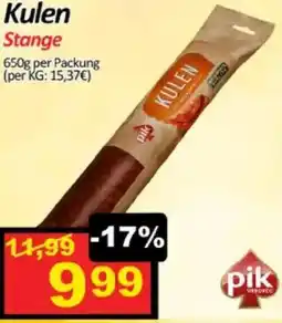 Wurstico Kulen Stange Angebot