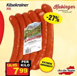 Wurstico Käsekrainer XXL Angebot