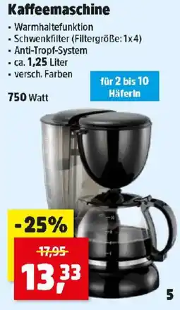 Thomas Philipps Kaffeemaschine Angebot
