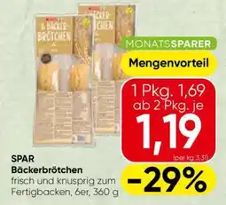 Spar SPAR Bäckerbrötchen Angebot