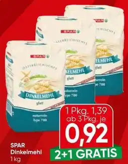 Spar SPAR Dinkelmehl Angebot