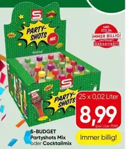 Spar S-BUDGET Partyshots Mix oder Cocktailmix Angebot