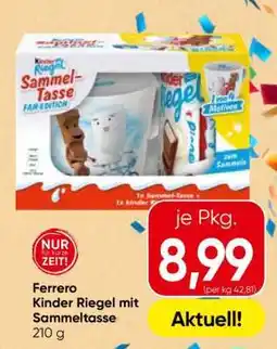 Spar Ferrero Kinder Riegel mit Sammeltasse Angebot
