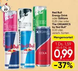 Spar Red Bull Energy Drink oder Editions Angebot