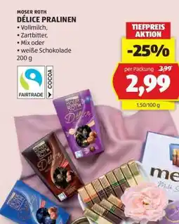Hofer MOSER ROTH DELICE PRALINEN Angebot