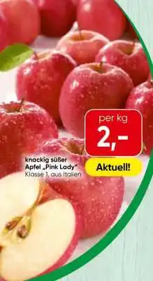 Knackig süßer Apfel „Pink Lady“