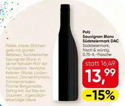 Spar Polz Sauvignon Blanc Südsteiermark DAC Angebot