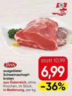 Spar ausgelöster Schweinsschopfbraten Angebot