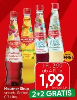 Spar Mautner Sirup Angebot