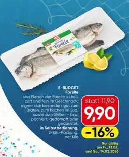 Spar S-BUDGET Forelle Angebot