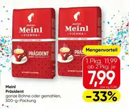 Spar Meinl Präsident Angebot