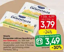 Spar Woerle Emmentaler Angebot