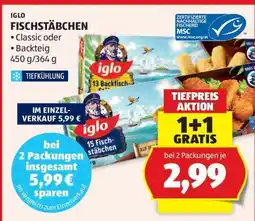 Hofer IGLO FISCHSTÄBCHEN Angebot