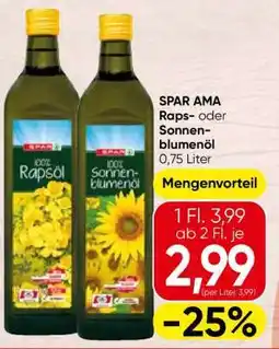 Spar SPAR AMA Raps- oder Sonnenblumenöl Angebot