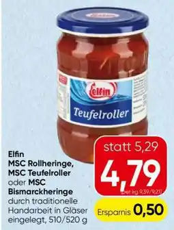 Spar Elfin MSC Rollheringe, MSC Teufelroller oder MSC Bismarckheringe Angebot